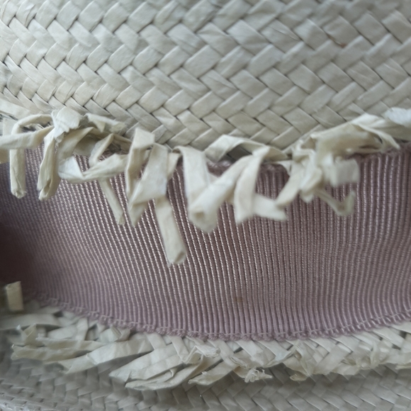 J. Crew Straw Ribbon Boho Country Girl Cloche Bucket Hat - Picture 11 of 12